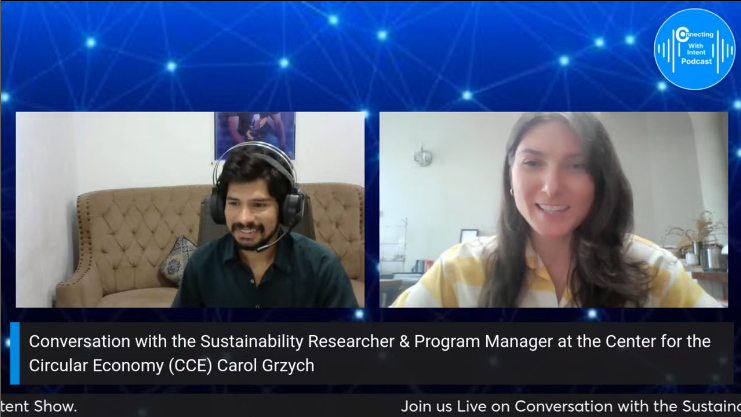 Exploring Sustainable Innovation with Carol Grzych on “Connecting with Intent