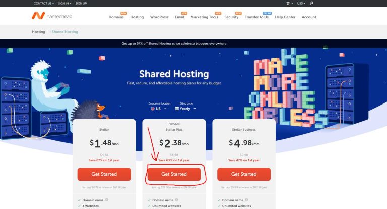 How to Purchase a Domain & Web Hosting on Namecheap + SSL
