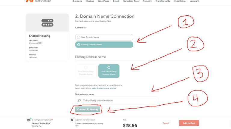 How to Purchase Hosting and SSL with Namecheap