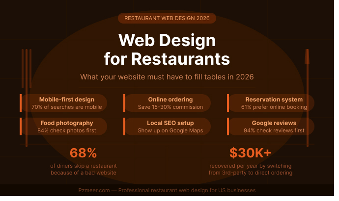 Web Design for Restaurants: What Your Website Must Have in 2026
